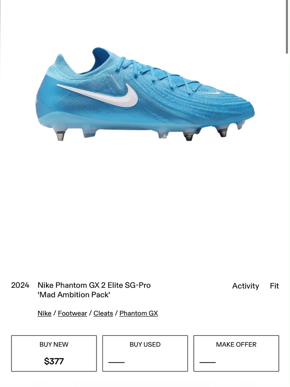 Nike Phantom GX 2 Elite SG-Pro ‘Mad Ambition Pack’